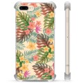 iPhone 7 Plus / iPhone 8 Plus Hybrid Cover - Lyserøde Blomster