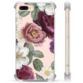 iPhone 7 Plus / iPhone 8 Plus Hybrid Cover - Romantiske Blomster