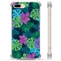 iPhone 7 Plus / iPhone 8 Plus Hybrid Cover - Tropiske Blomster