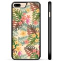 iPhone 7 Plus / iPhone 8 Plus Beskyttende Cover - Lyserøde Blomster
