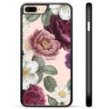 iPhone 7 Plus / iPhone 8 Plus Beskyttende Cover - Romantiske Blomster