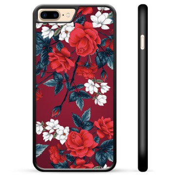 iPhone 7 Plus / iPhone 8 Plus Beskyttende Cover - Vintage Blomster