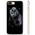 iPhone 7 Plus / iPhone 8 Plus TPU Cover - Sort Panter