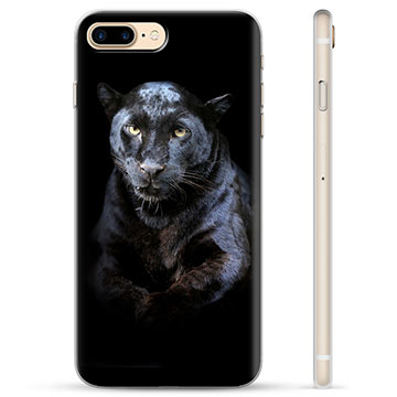 iPhone 7 Plus / iPhone 8 Plus TPU Cover - Sort Panter