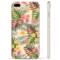 iPhone 7 Plus / iPhone 8 Plus TPU Cover - Lyserøde Blomster