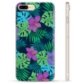 iPhone 7 Plus / iPhone 8 Plus TPU Cover - Tropiske Blomster