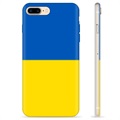 iPhone 7 Plus / iPhone 8 Plus TPU Cover Ukrainsk Flag - Gul og lyseblå