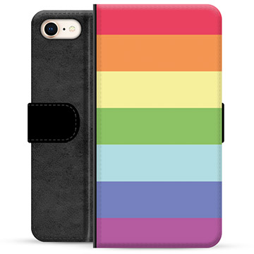 iPhone 7/8/SE (2020)/SE (2022) Premium Flip Cover med Pung - Pride