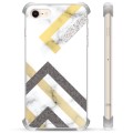 iPhone 7/8/SE (2020) Hybrid Cover - Abstrakt Marmor