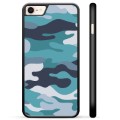 iPhone 7/8/SE (2020)/SE (2022) Beskyttende Cover - Blå Camouflage