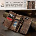 iPhone 7/8/SE (2020)/SE (2022) Caseme 008 2-i-1 Multifunktionel Pung - Brun