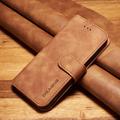 iPhone 7/8/SE (2020)/SE (2022) DG.MING Retro læder cover / pung - Brun