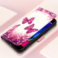 iPhone 7/8/SE (2020)/SE (2022) Wonder Series Pung Cover - Rose Sommerfugle