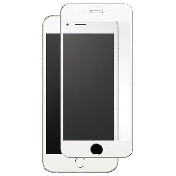 iPhone 7 Plus / iPhone 8 Plus Panzer Full-Fit Hærdet Glas - Hvid