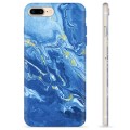 iPhone 7 Plus / iPhone 8 Plus TPU Cover - Farverig Marmor