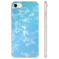iPhone 7/8/SE (2020) TPU Cover - Blå Marmor