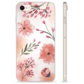 iPhone 7/8/SE (2020) TPU Cover - Lyserøde Blomster