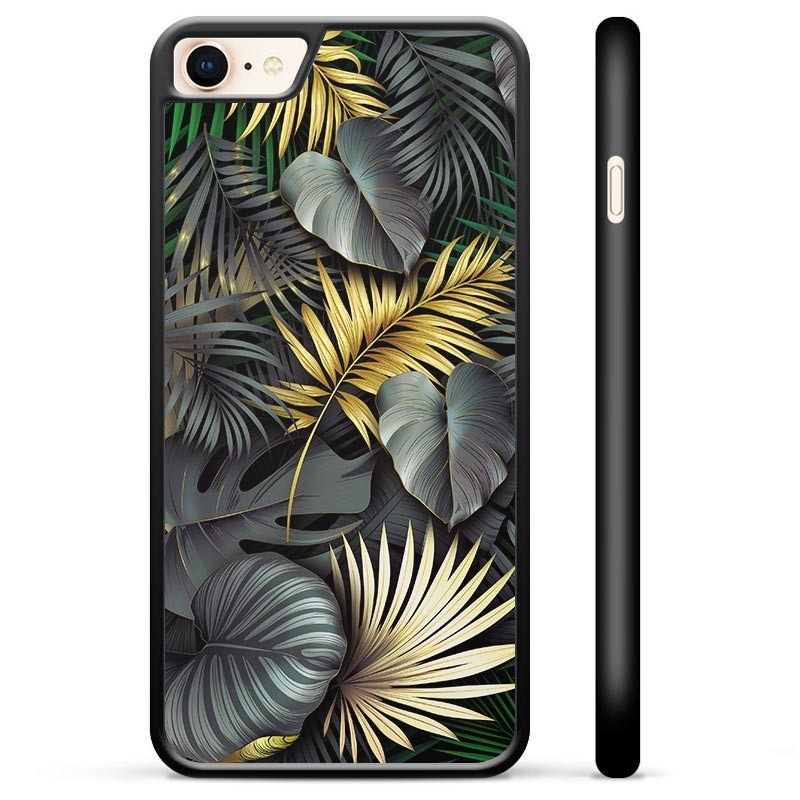 iPhone 7/8/SE (2020) Beskyttende Cover - Gyldne Blade