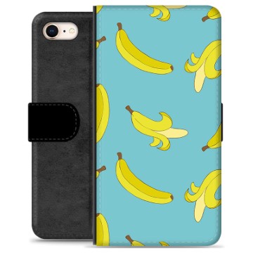 iPhone 7/8/SE (2020)/SE (2022) Premium Flip Cover med Pung - Bananer