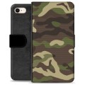 iPhone 7/8/SE (2020) Premium Flip Cover med Pung - Camo
