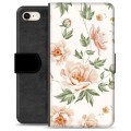 iPhone 7/8/SE (2020) Premium Flip Cover med Pung - Floral