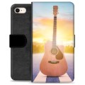 iPhone 7/8/SE (2020) Premium Flip Cover med Pung - Guitar