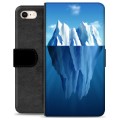 iPhone 7/8/SE (2020)/SE (2022) Premium Flip Cover med Pung - Isbjerg