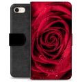iPhone 7/8/SE (2020) Premium Flip Cover med Pung - Rose
