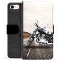 iPhone 7/8/SE (2020) Premium Flip Cover med Pung - Motorcykel