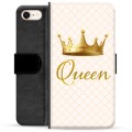 iPhone 7/8/SE (2020)/SE (2022) Premium Flip Cover med Pung - Dronning
