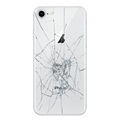 iPhone 8 Bagcover Reparation - kun glasset - Hvid