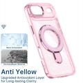 iPhone Air Glitter Hybrid Cover med Kickstand - MagSafe-kompatibel - Pink