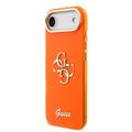 iPhone Air Guess IML 4G Script Metal Logo Cover - Orange