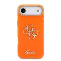 iPhone Air Guess IML 4G Script Metal Logo Cover - Orange