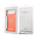 iPhone Air Guess IML 4G Script Metal Logo Cover - Orange