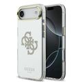 iPhone Air Guess Mirror 4G Glitter Logo Hybrid Cover - MagSafe-kompatibel - Guld