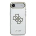 iPhone Air Guess Mirror 4G Glitter Logo Hybrid Cover - MagSafe-kompatibel - Guld