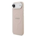 iPhone Air Guess Saffiano Hybrid Cover - MagSafe Kompatibel - Pink