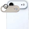 iPhone Air Imak Fulddækkende kameralinsebeskytter i metal og hærdet glas - Lys guld