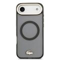 iPhone Air Lacoste Frosted Finish Gold Logo Hybrid Cover - MagSafe-kompatibel - Sort