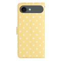 iPhone Air Pung Etui med Prikket Mønster - Gul
