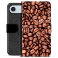 iPhone Air Premium Flip Cover med Pung - Kaffebønner