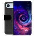 iPhone Air Premium Flip Cover med Pung - Galakse