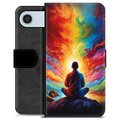 iPhone Air Premium Flip Cover med Pung - Meditation