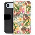 iPhone Air Premium Flip Cover med Pung - Lyserøde Blomster