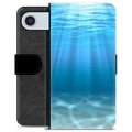 iPhone Air Premium Flip Cover med Pung - Hav