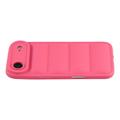 iPhone Air Pufferjakke Stødfast TPU-cover - Hot Pink