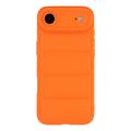 iPhone Air Pufferjakke Stødfast TPU-cover - Orange
