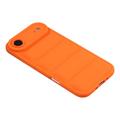 iPhone Air Pufferjakke Stødfast TPU-cover - Orange