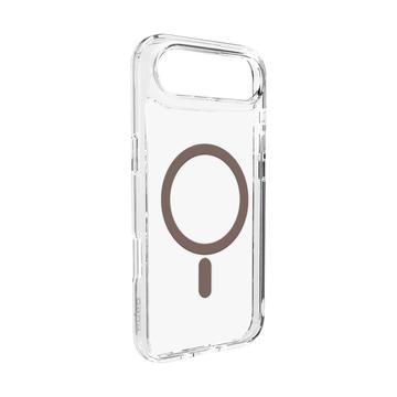 iPhone Air Puro Lite Mag Hybrid Cover - Brun/gennemsigtig